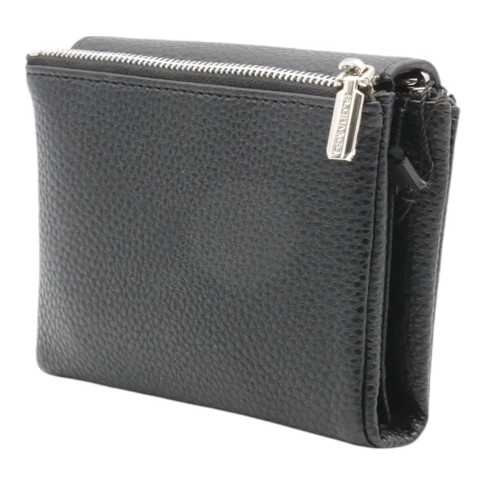 Porte-monnaie Noir Bouton Pression