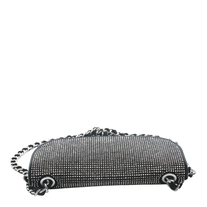 Sac de soirée Gris Strass