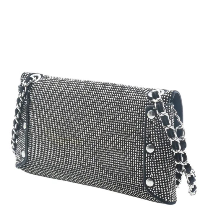 Evening Bag Grey Strass