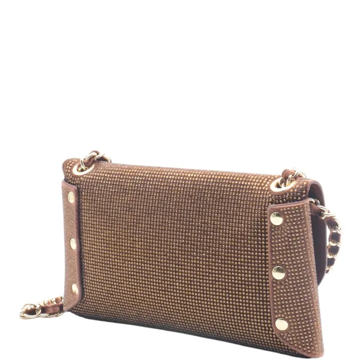 Abendtasche Braun Schulterriemen