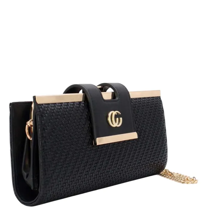 Braided Wallet Black