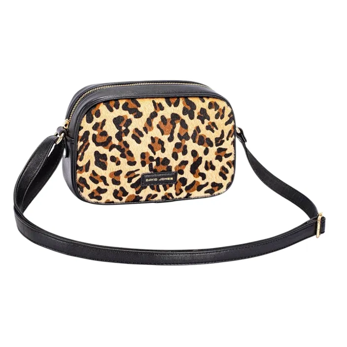Sac bandoulière Noir zippé