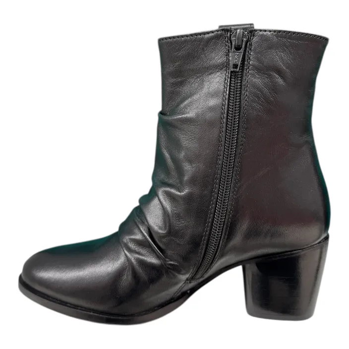 Morgan Ankle Boots Black Leather
