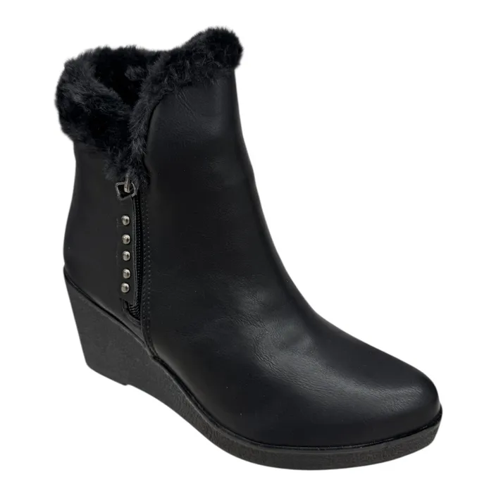 Bottines compensées Noir