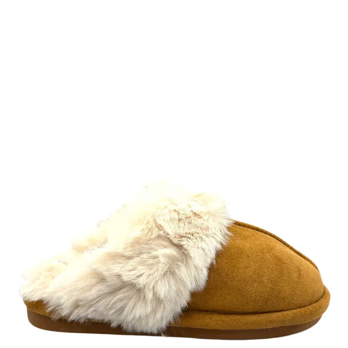 Pantoffeln Mule Camel
