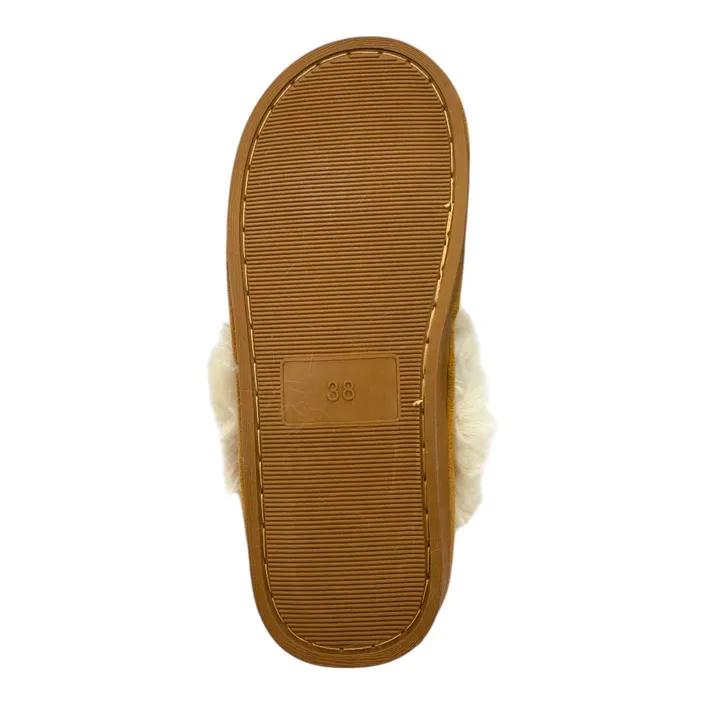 Pantoffeln Mule Camel