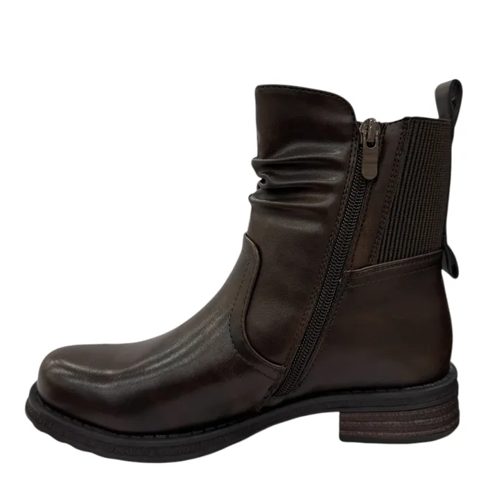 Bottines Brun à Talon