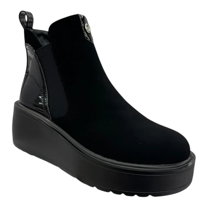 Bottines compensées Noir