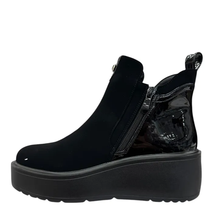 Bottines compensées Noir