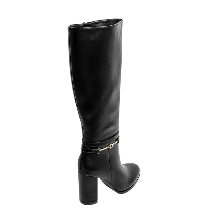 Boots Black High Heel