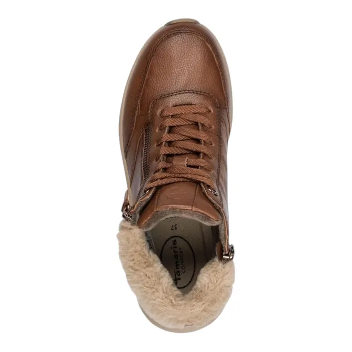 Tamaris Comfort Bottines Cognac Imperméable