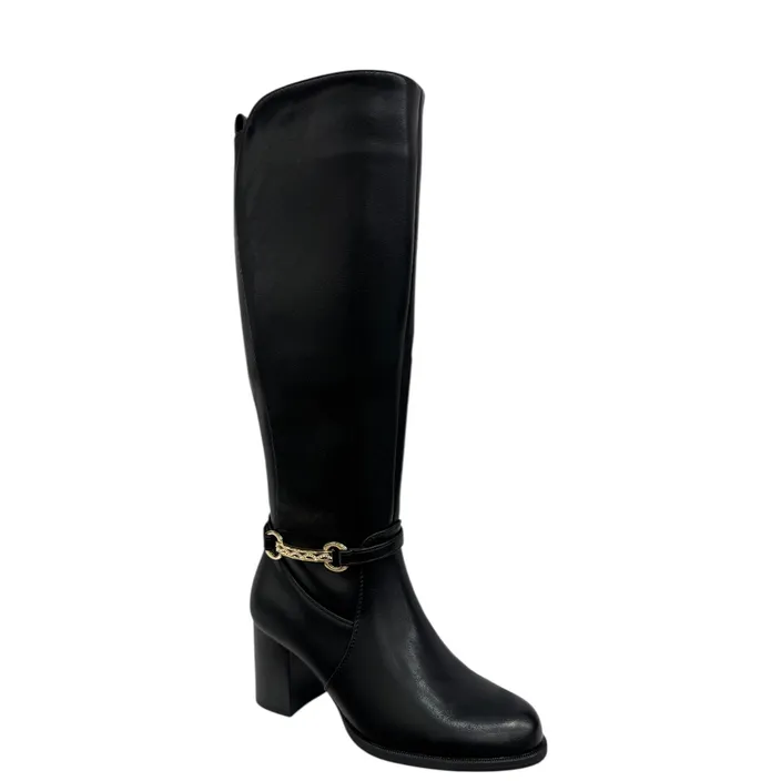 Boots Black with Heel