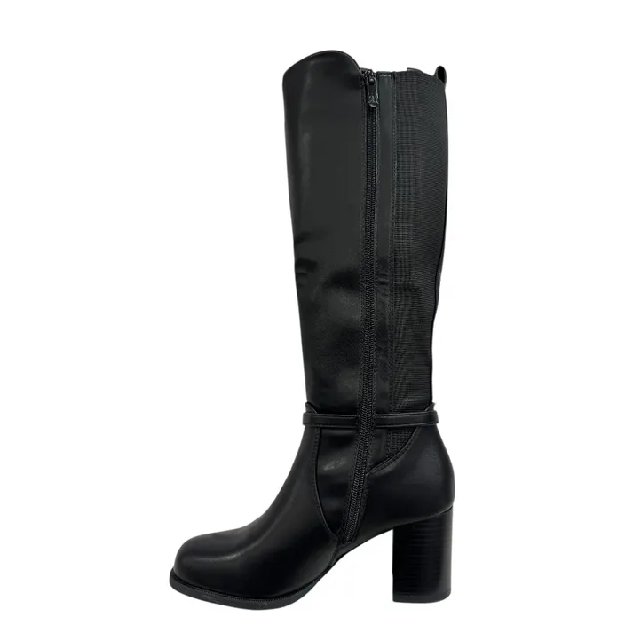 Boots Black with Heel