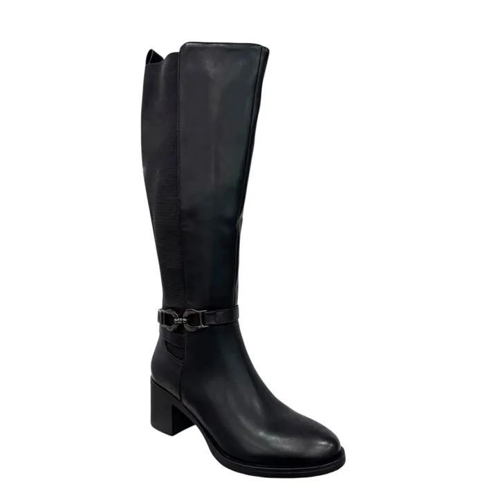 Stiefel Schwarz mit Absatz