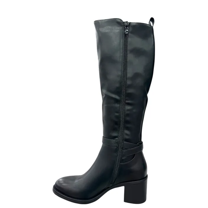 Stiefel Schwarz mit Absatz