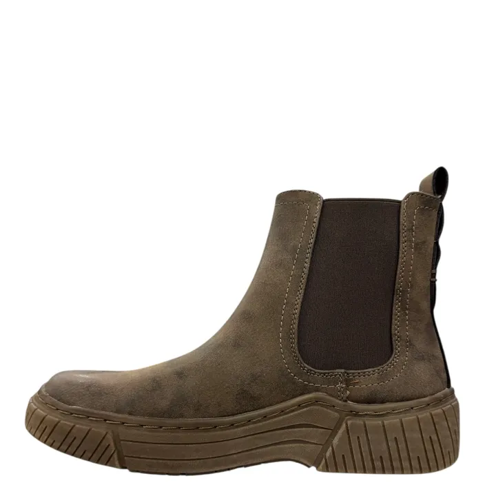 Bottines Chelsea Brun Plateau