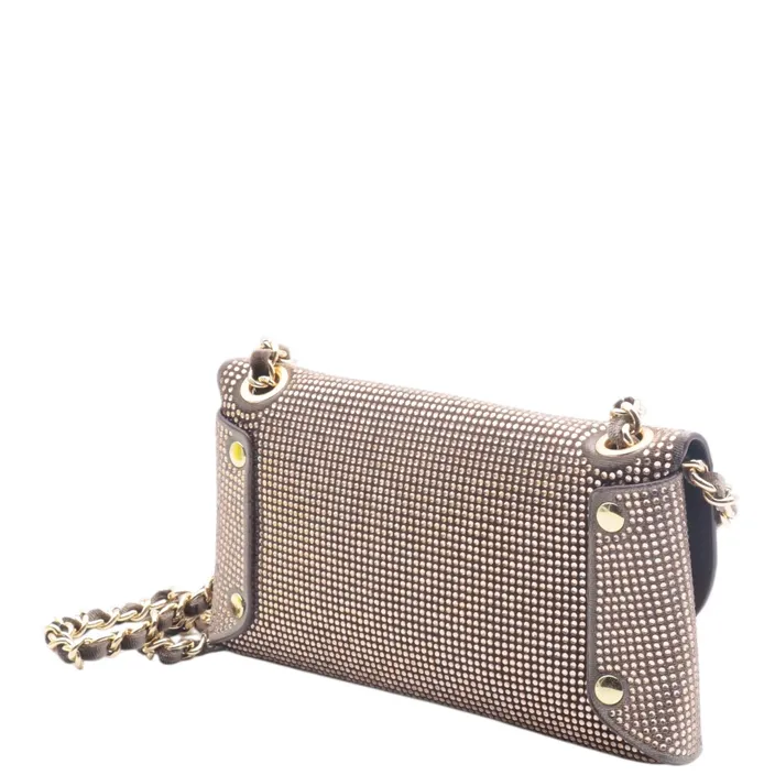 Abendtasche Champagne Strass