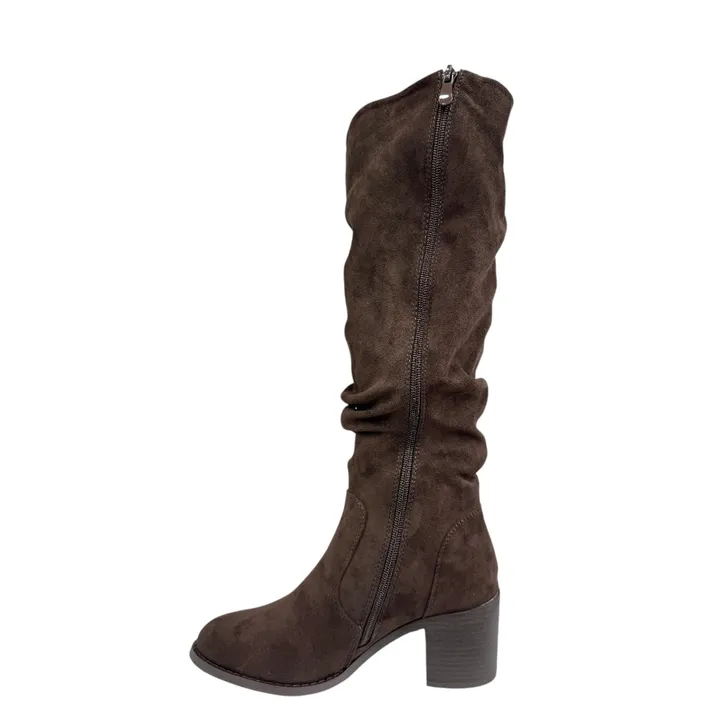 High Heel Boots Brown