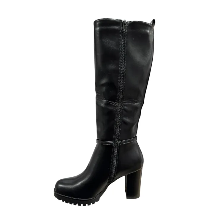 Stiefel Schwarz mit Absatz