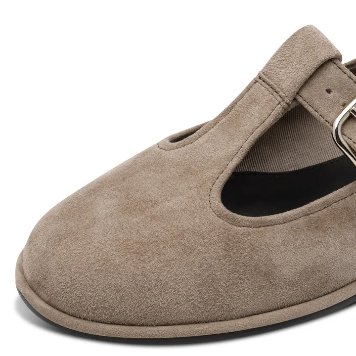 Tamaris Ballerines Taupe Cuir
