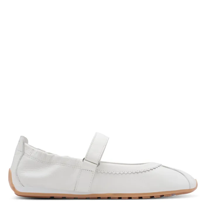 Tamaris Ballerines Blanc Cuir