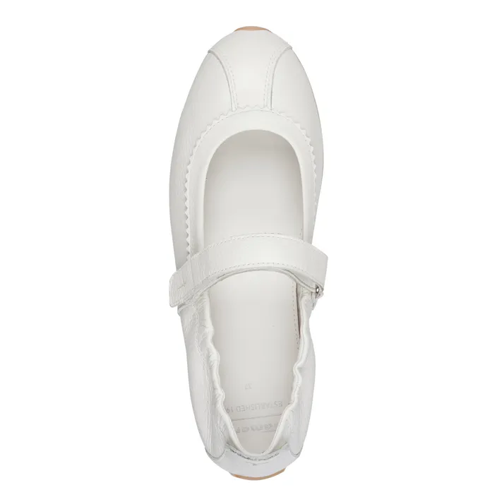 Tamaris Ballerines Blanc Cuir