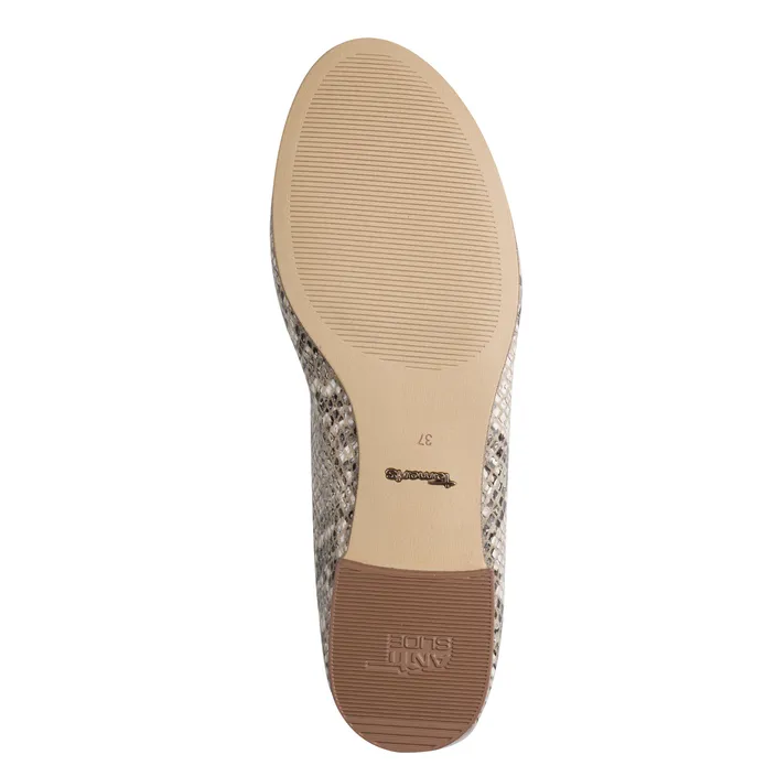 Tamaris Ballerines Beige Cuir