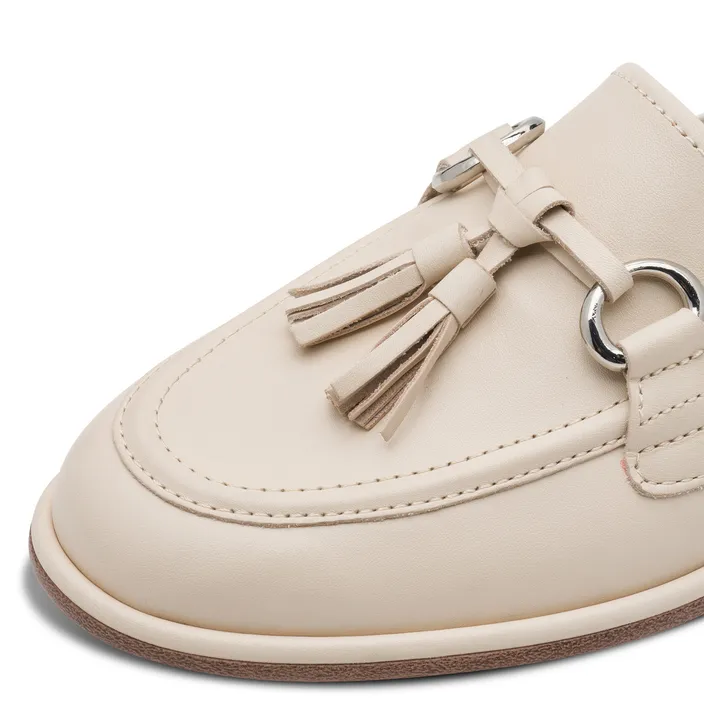 Tamaris Mocassins Ivoire Cuir
