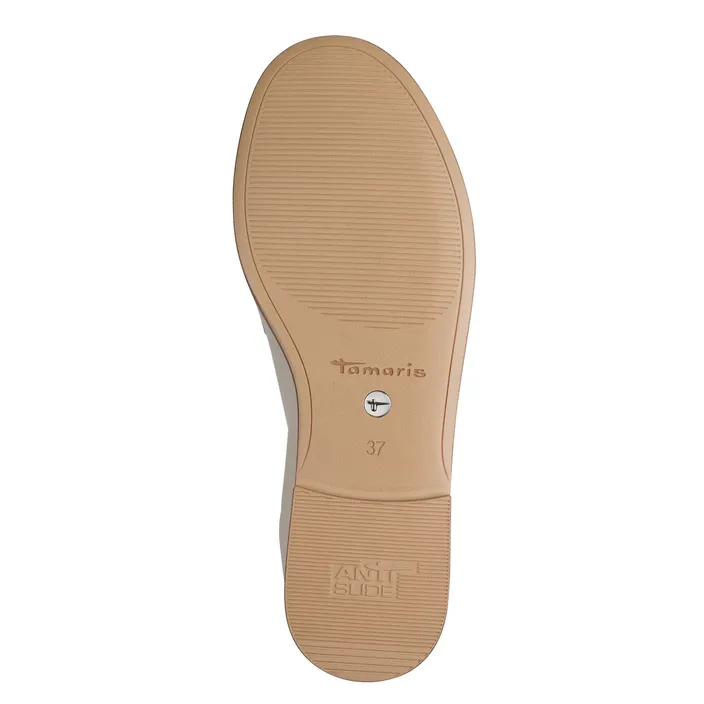 Tamaris Mocassins Ivoire Cuir