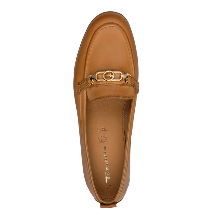 Tamaris Mocassins Cognac Leer