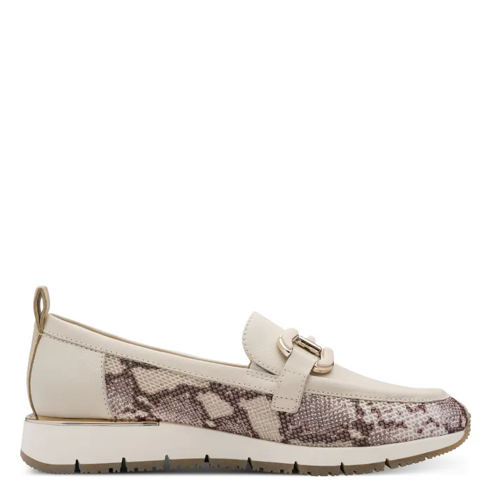 Tamaris Mocassins Beige Cuir