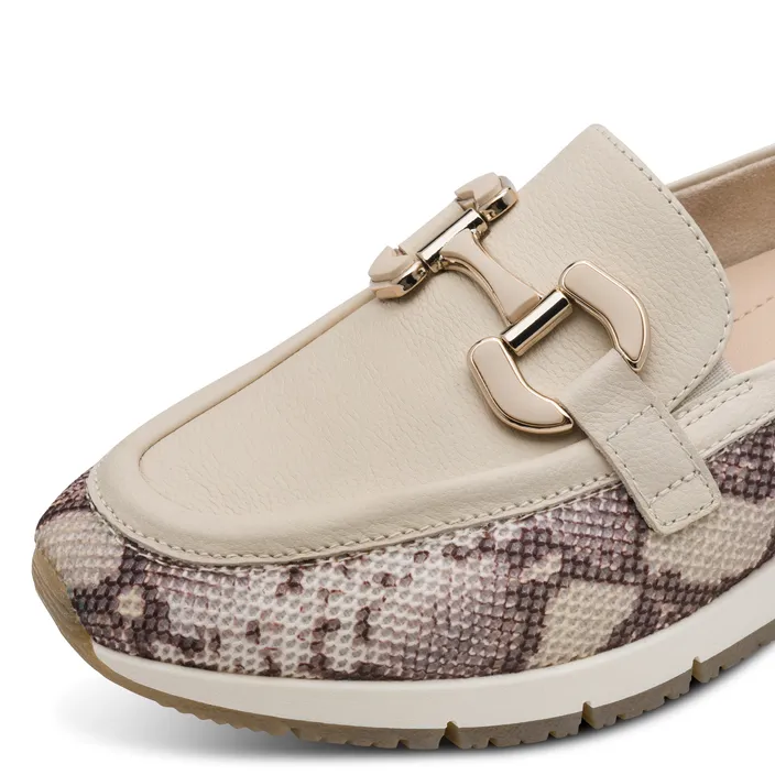 Tamaris Mocassins Beige Cuir