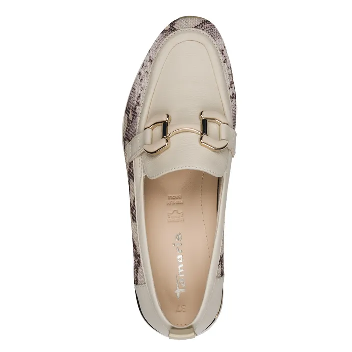 Tamaris Mocassins Beige Cuir