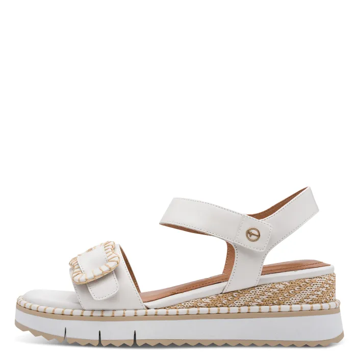 Tamaris Sandales Blanc Cuir