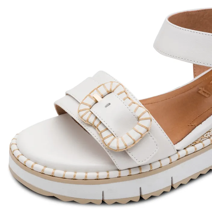 Tamaris Sandales Blanc Cuir