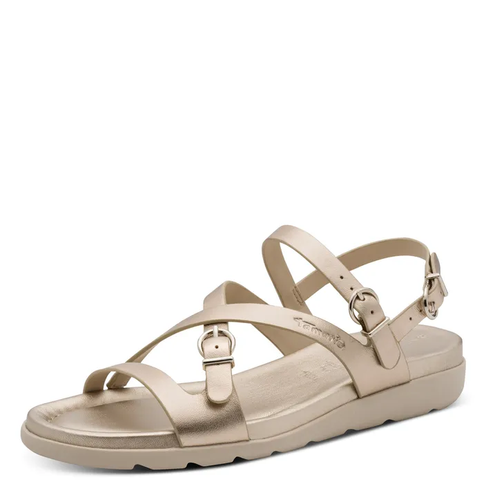 Tamaris Sandalen Brons Leer