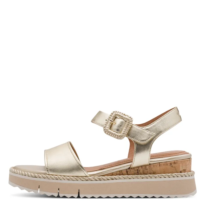 Tamaris Sandalen Goud Leer