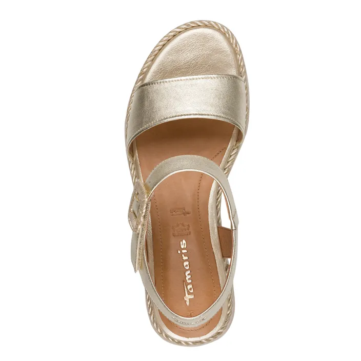 Tamaris Sandalen Goud Leer