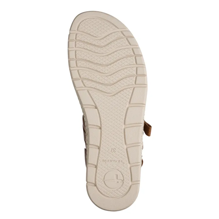 Tamaris PureRelax Sandalen Cognac Leder