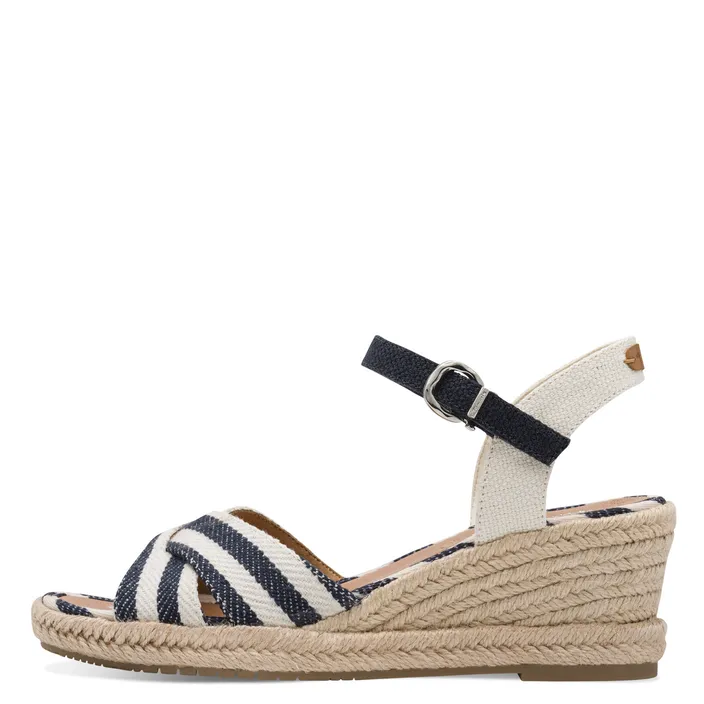 Tamaris Sandalen Blau Textil