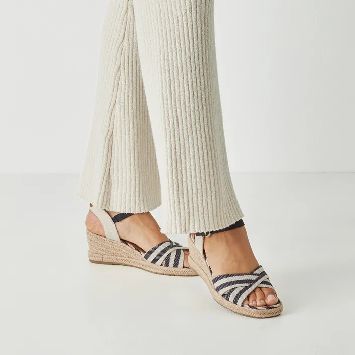 Tamaris Sandalen Blau Textil