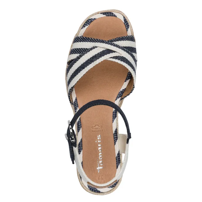 Tamaris Sandalen Blau Textil