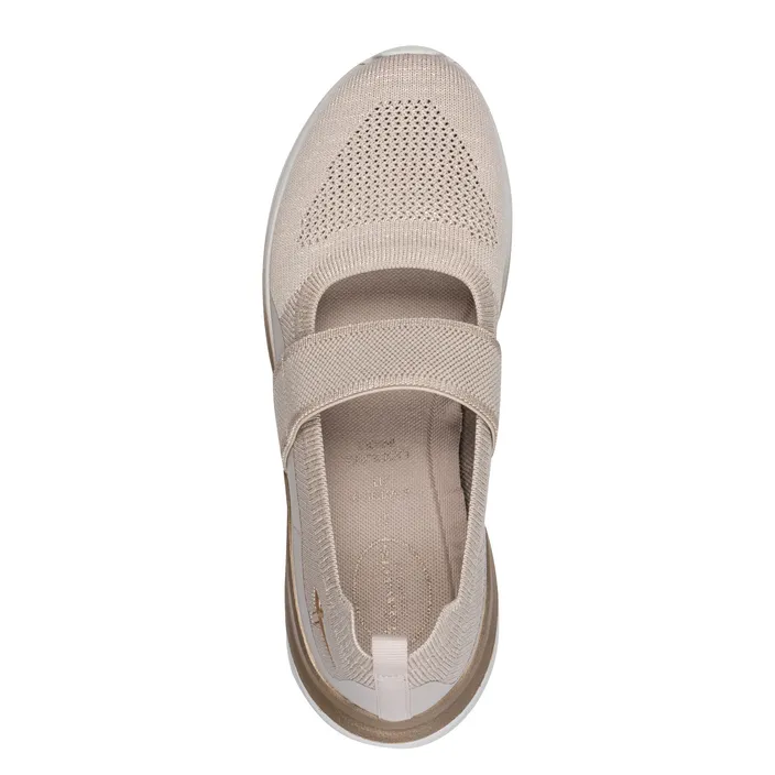 Tamaris Comfort Ballerines Taupe Textile