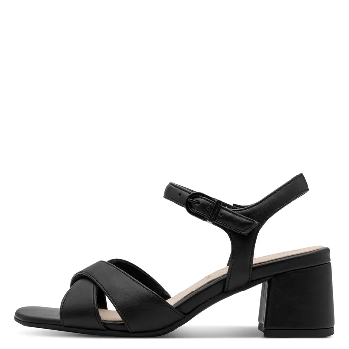 Tamaris Comfort Sandalen Zwart met Hak
