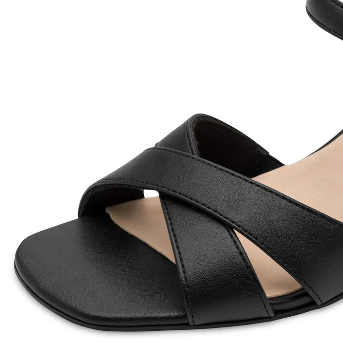 Tamaris Comfort Sandalen Zwart met Hak