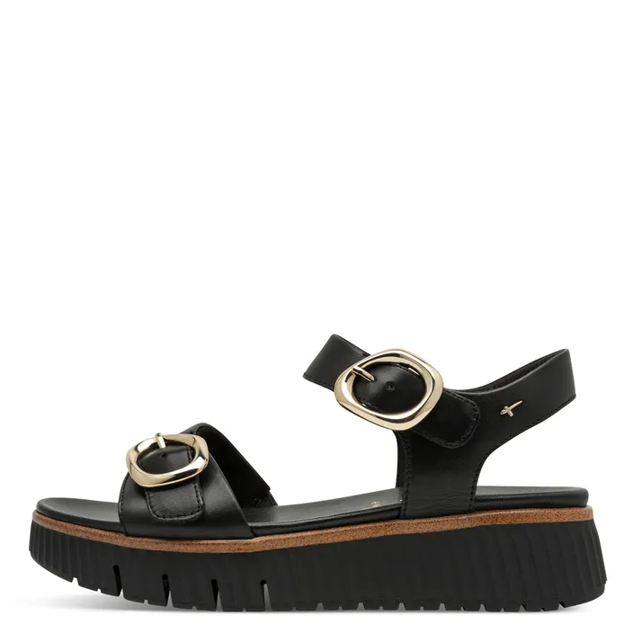 Tamaris Comfort Sandales Cuir Noir