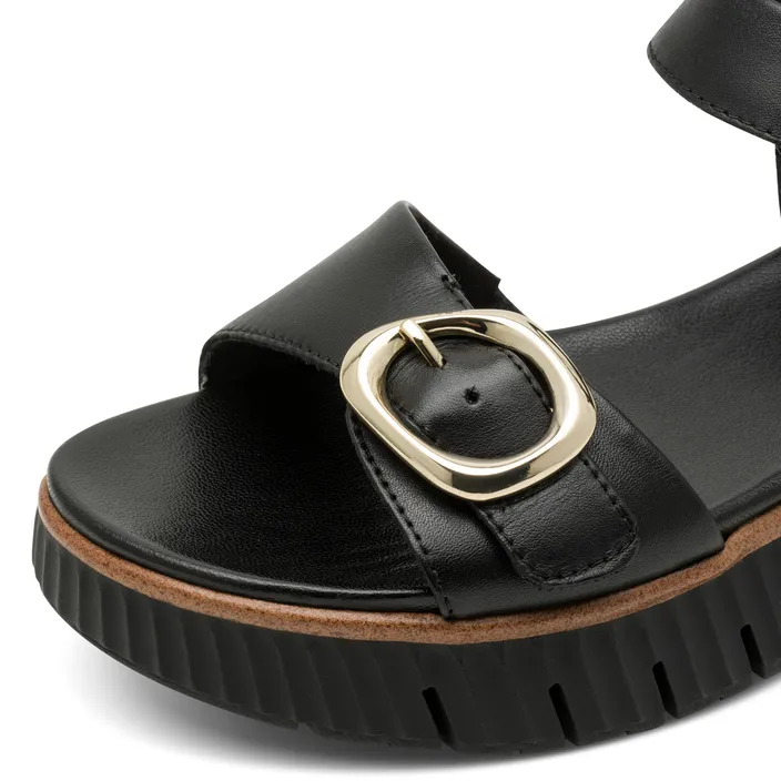 Tamaris Comfort Sandales Cuir Noir
