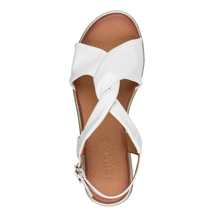 Jana Softline Sandales Blanc