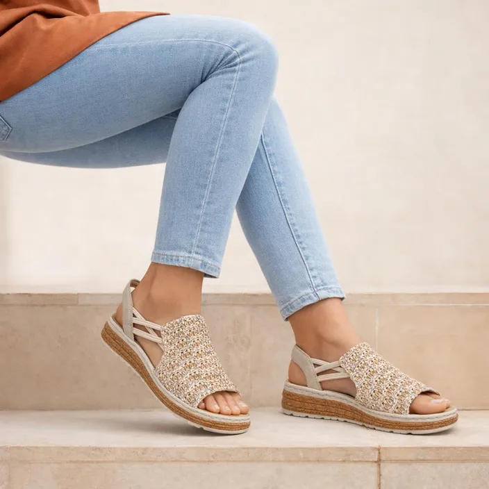 Rieker Lorena Sandales Beige