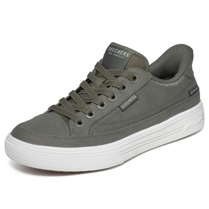 Arch Fit Comfort Sneakers Slip-ins Vert Textile